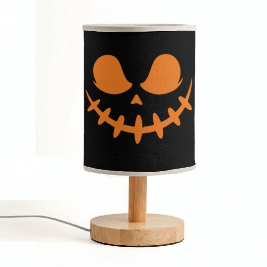Jack O Lantern Scary Carved Pumpkin Face Halloween Fabric Lamps