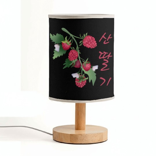 Korean Raspberry Fabric Lamps