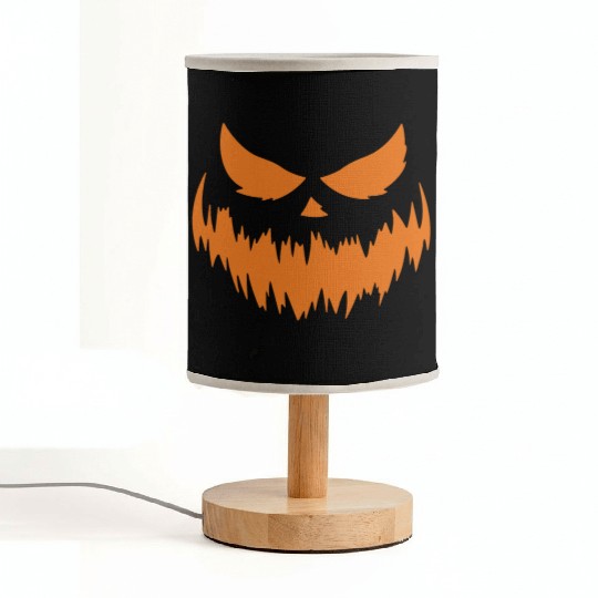 Jack O Lantern Scary Carved Pumpkin Face Halloween Fabric Lamps