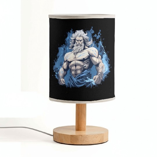 Zeus' Thunderbolt: Godly Gym Dominance Fabric Lamps