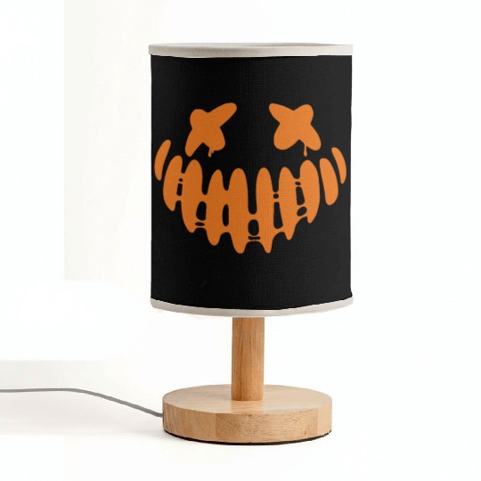 Jack O Lantern Scary Carved Pumpkin Face Halloween Fabric Lamps