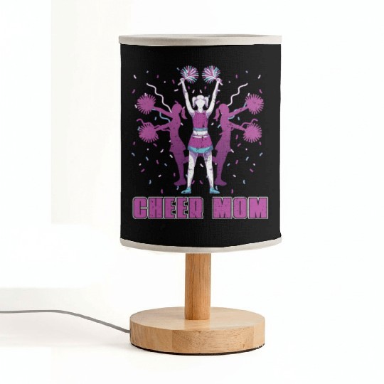 Cheerleader Mom Mother's Day Gift Cheerleading Fabric Lamps