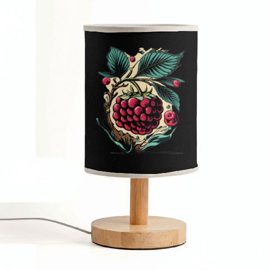 Raspberry Fabric Lamps