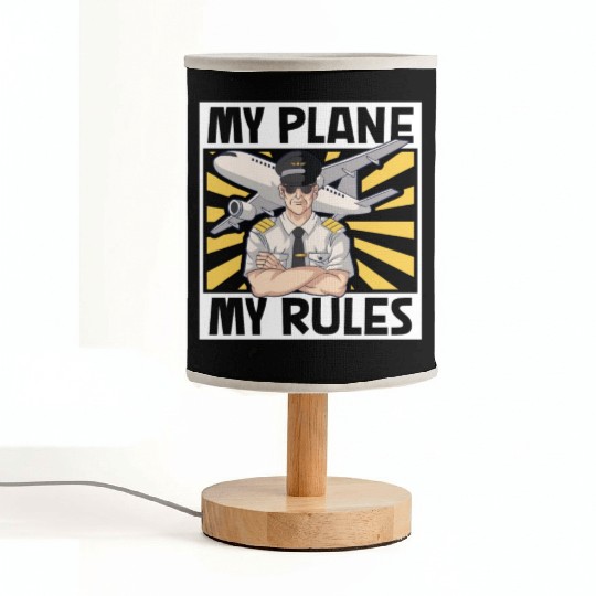 Pilot Aviation Airplane Airline Future Pilots Fabric Lamps