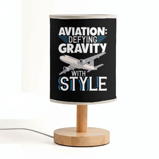 Pilot Aviation Airplane Airline Future Pilots Fabric Lamps