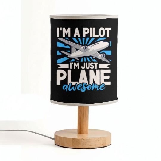 Pilot Aviation Airplane Airline Future Pilots Fabric Lamps