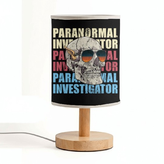 Ghost Hunting Paranormal Investigator Fabric Lamps