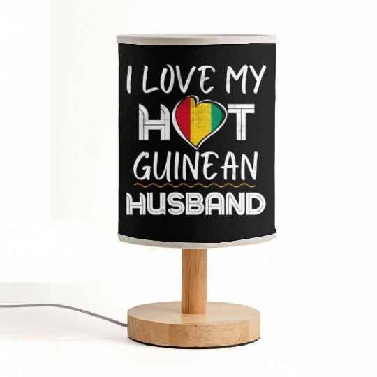 Funny Guinean Husband Proud Wife Fabric Lamps