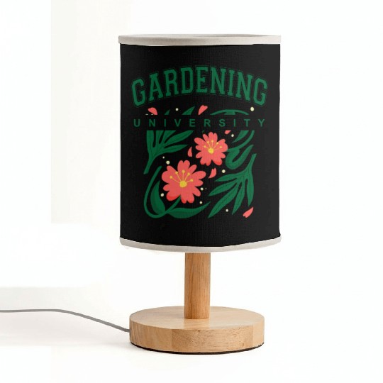 Gardening University Design Fabric Lamps