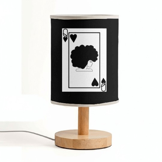 Black Queen Fabric Lamps