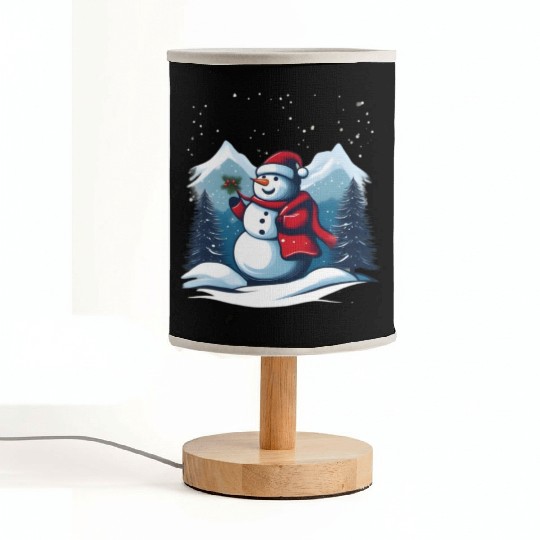 Christmas snowman Fabric Lamps