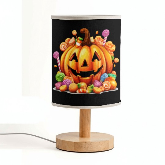 Fun Halloween Sweet Pumpkin Sugar Magic Fabric Lamps