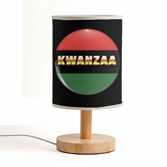 Embracing Kwanzaa: Red, Green, and Black Pride. Fabric Lamps