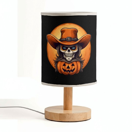 Sublimation Halloween Cowboy Fabric Lamps