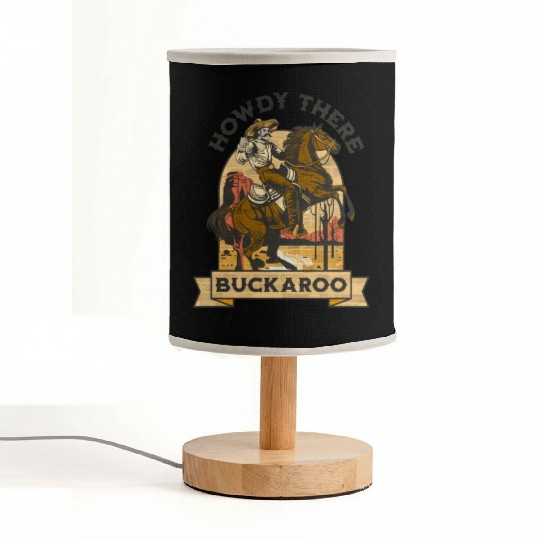 Howdy There Buckaroo Fabric Lamps