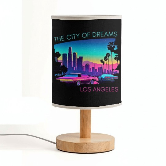 The City Of Dreams Los Angeles Fabric Lamps