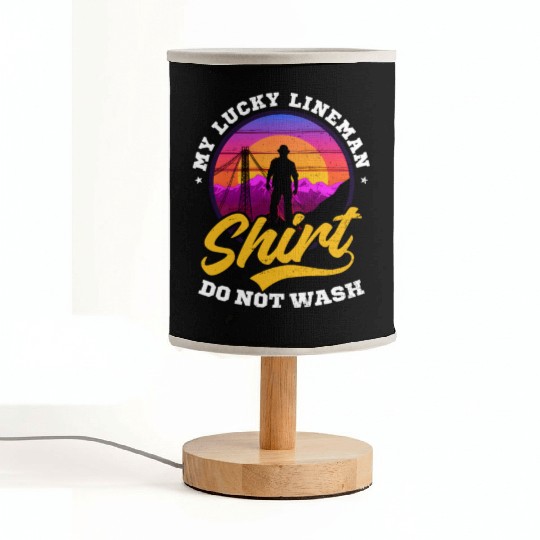 Lineman Pole Lucky Lineman Outfit Fabric Lamps