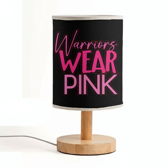 Warriors Wear Pink Fabric Lamps