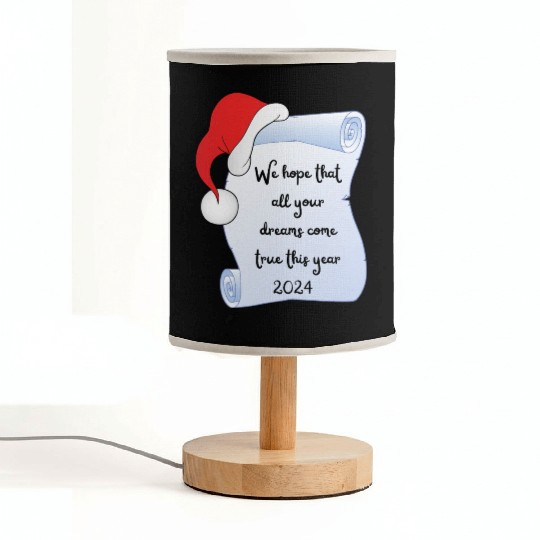 Santa Claus wishes Fabric Lamps