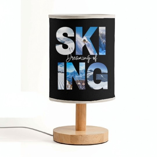 Deaming of Skiing Fabric Lamps