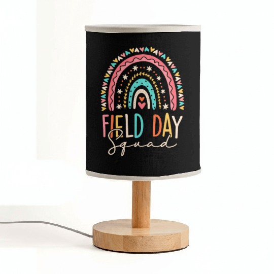Field Day Squad Teacher Student Last Day Of School Fabric Lamps