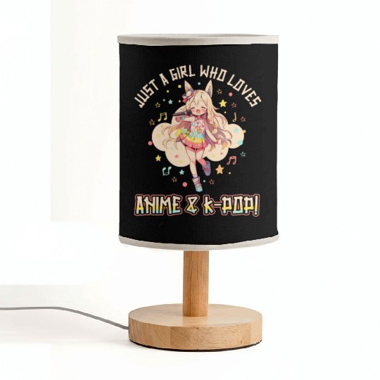 Just a Girl who loves Anime and K-Pop Fabric Lamps