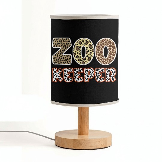 Zookeeper African Animals Zebra - Giraffe Fabric Lamps