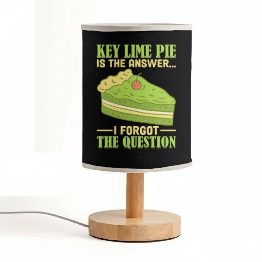 Key Lime Pie Lover Dessert Fabric Lamps