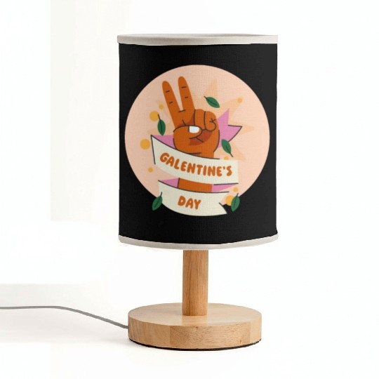 Be My Galentine. Galentine's Day Fabric Lamps