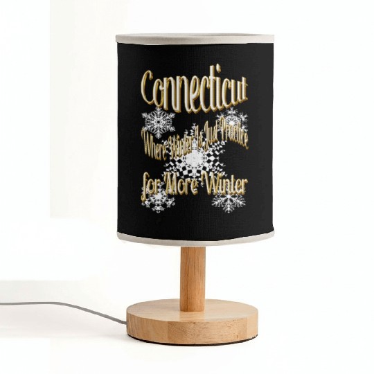 Connecticut winter Fabric Lamps