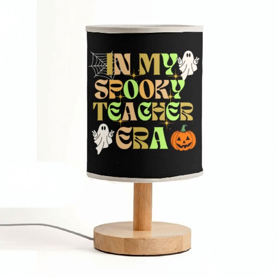 In My Spooky Teacher Era Teacher Halloween Fabric Lamps