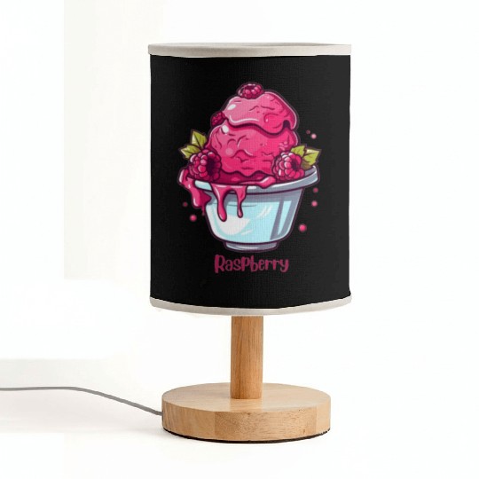 Raspberry Fabric Lamps