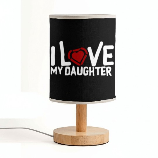 I love my daughter Fabric Lamps