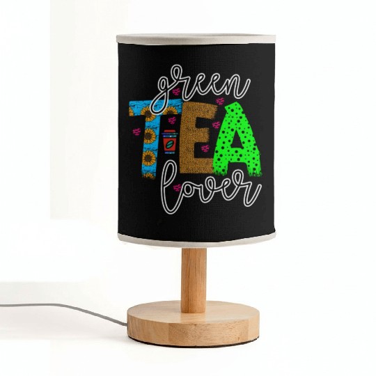 Green Tea Lover Fabric Lamps