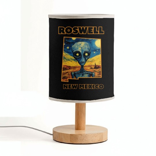 Roswell New Mexico - Alien Fabric Lamps