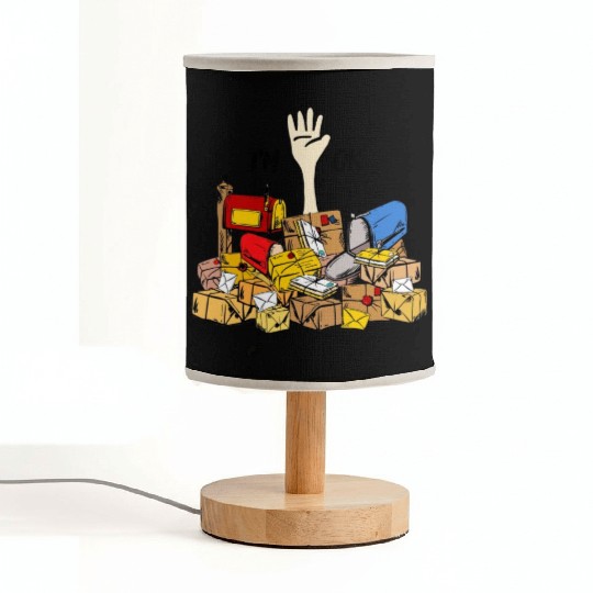 I'm ok Postal worker Fabric Lamps