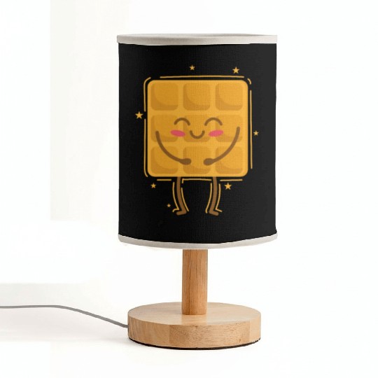 Waffle happy Pastry Baker Fabric Lamps