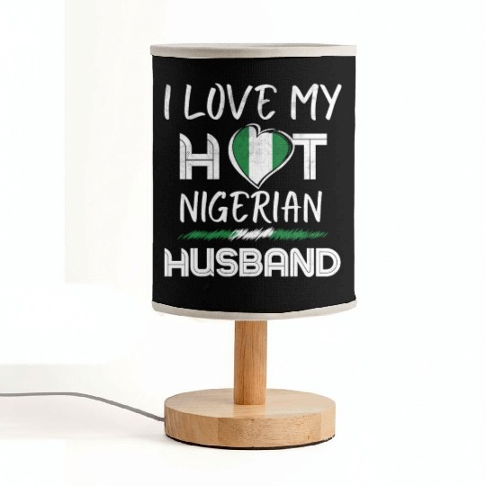 Nigerian Husband Proud Wife Fabric Lamps