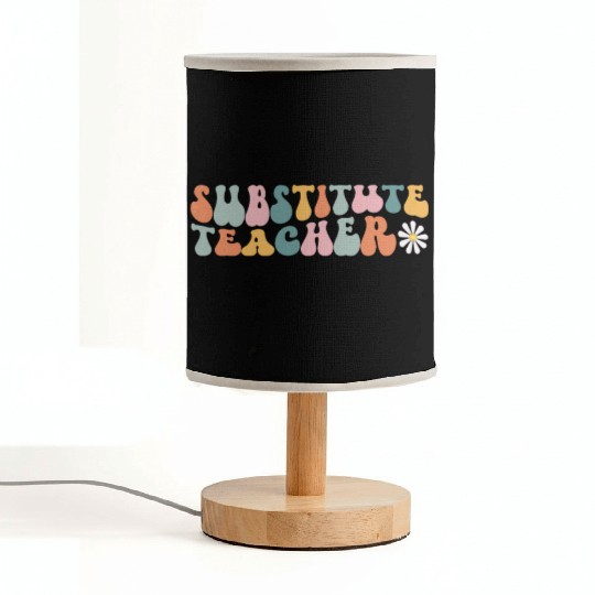 Substitute Teacher Replacement Educator Fabric Lamps