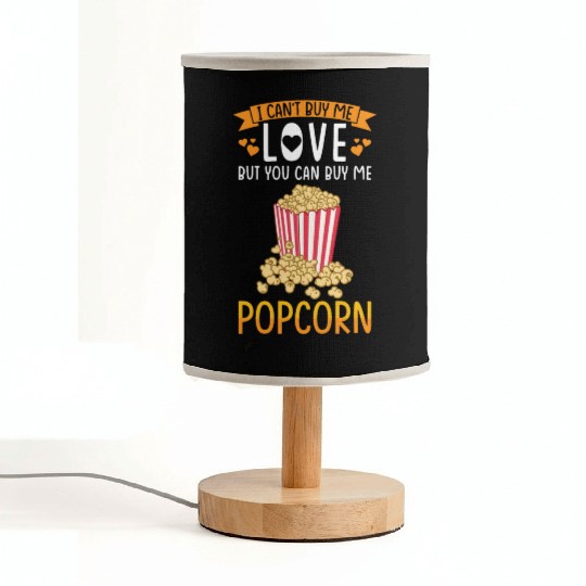 Popcorn Lover Gift Funny Popcorn Fabric Lamps