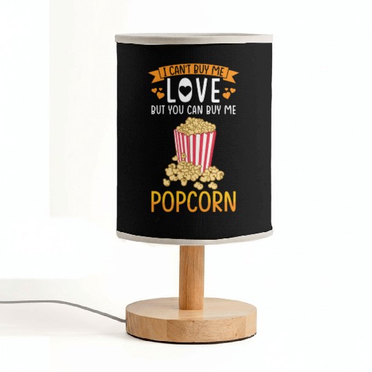 Popcorn Lover Gift Funny Popcorn Fabric Lamps