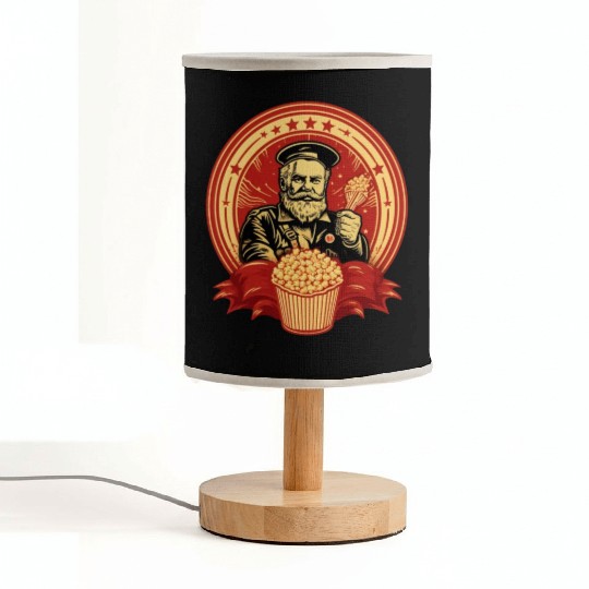 Popcorn Communist Propaganda #1 Fabric Lamps