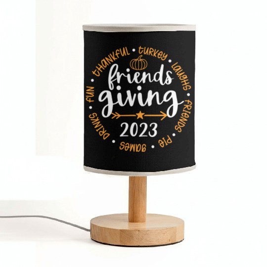 Friendsgiving Day Friends Funny Thanksgiving 2023 Fabric Lamps