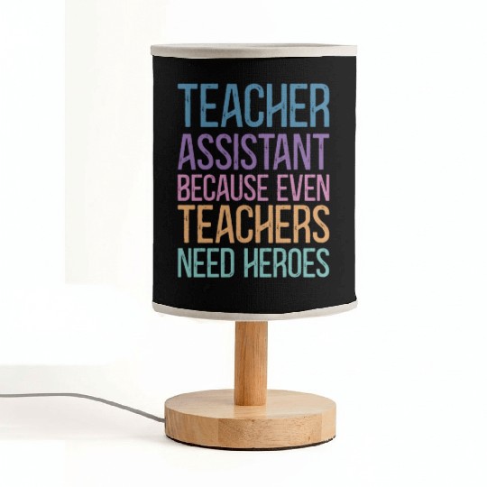 Teacher Assistant Fabric Lamps