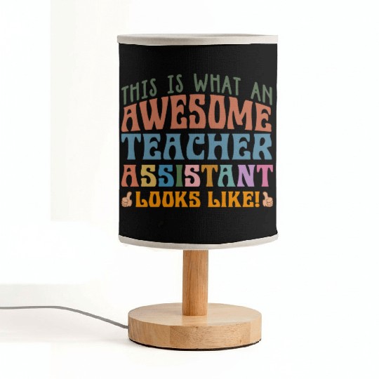 Teacher Assistant Fabric Lamps