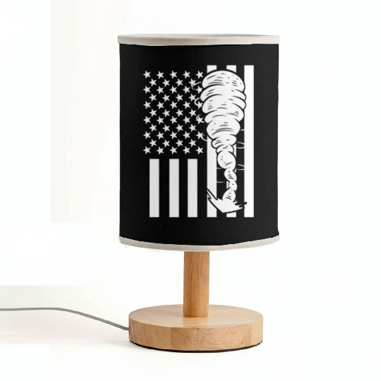 Tornado Fan Chaser TV Reporter Gift Fabric Lamps