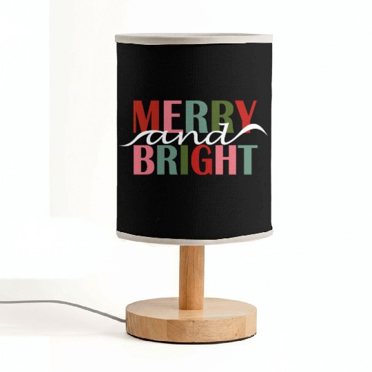 Merry and Bright Fabric Lamps