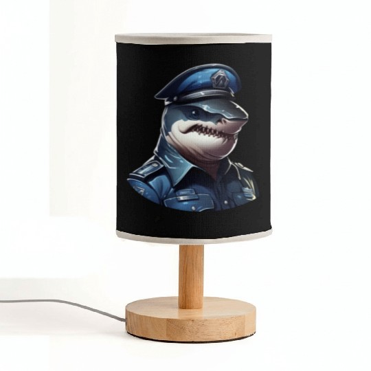 Police shark Fabric Lamps