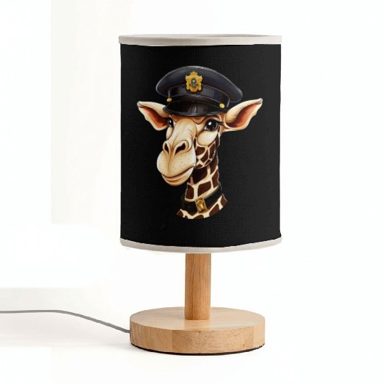 Police giraffe Fabric Lamps