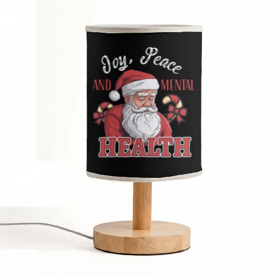 Mental Health Christmas Anti Christmas Holiday Fabric Lamps